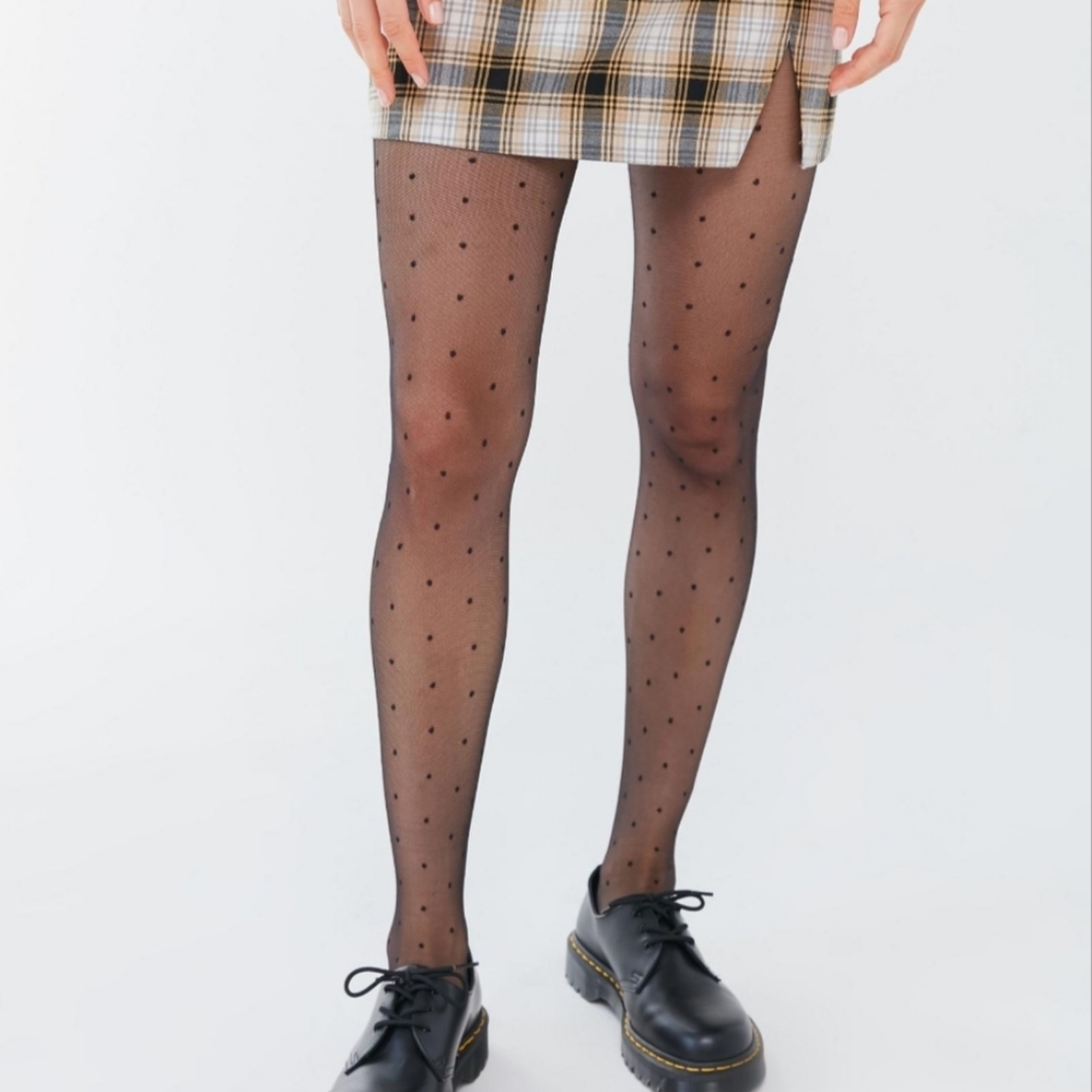 Swiss dot tights